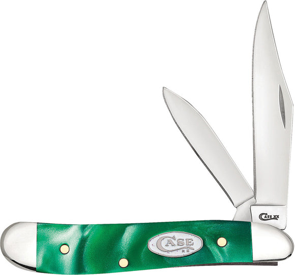 Case Cutlery Christmas Peanut Green Folding Pocket Knife xmas 27375