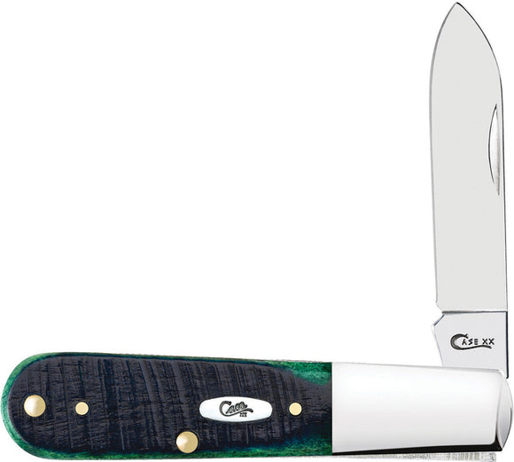 Case Cutlery Barlow Hunter Green Bone Folding Spear Point Pocket Knife 27661