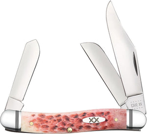 Case Cutlery Stockman Raspberry Bone Folding Stainless Steel Pocket Knife 27725