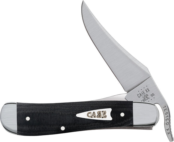 Case Cutlery Russlock Black Smooth Micarta 101953L ss Folding Pocket Knife 27734