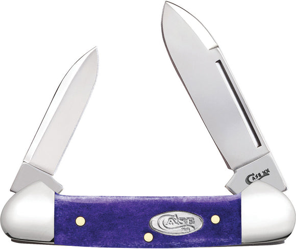 Case Cutlery Baby Butterbean Ultra Violet Bone Folding Pocket Knife 27763