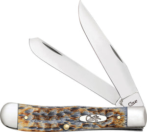 Case Cutlery Trapper Burnt Gray Folding Stainless Pocket Knife 27770