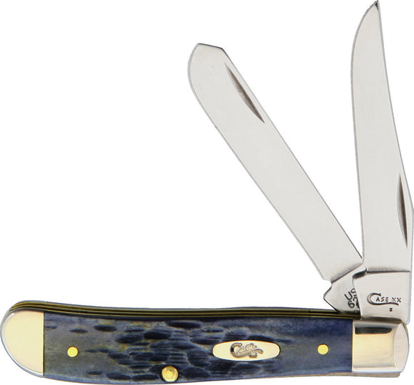 Case Cutlery Mini Trapper Burnt Gray Folding Stainless Pocket Knife 27772