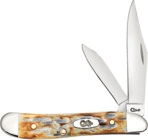 Case Cutlery Peanut Burnt Gray Folding Stainless Pocket Knife 27773