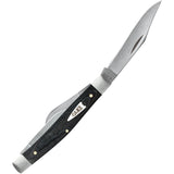 Case Cutlery Stockman Black Smooth Micarta Folding Stainless Steel Pocket Knife 27818