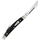 Case Cutlery Small Congress Black Micarta Folding Stainless Steel 2 Blade Pocket Knife 27821