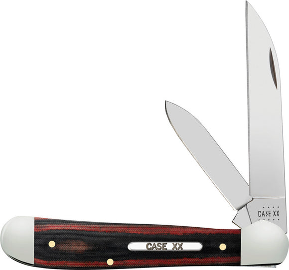 Case XX Cutlery Copperhead Red & Black Micarta Folding Pocket Knife 27851