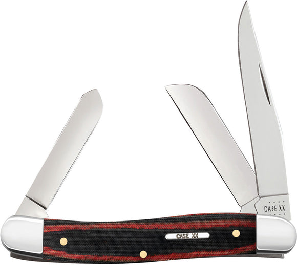 Case Cutlery Micarta Medium Stockman Folding Pocket Knife 27853