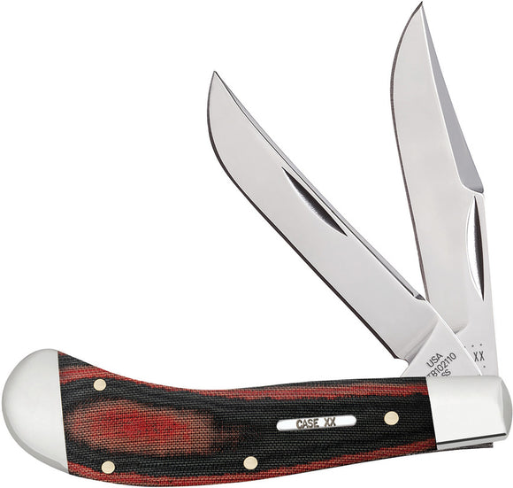 Case Cutlery Saddlehorn Black & Red tb102110ss Folding Pocket Knife 27856
