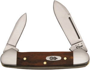 Case Cutlery XX Baby Butterbean Chestnut Bone Handle Folding Pocket Knife 28708