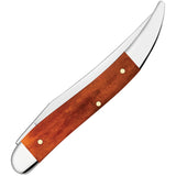 Case Cutlery Toothpick Brown Chestnut Bone Folding Stainless Clip Point Pocket Knife 28910