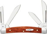 Case Cutlery Small Congress Chestnut Bone Smooth Folding Pocket Knife 28911