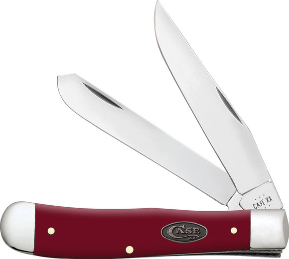 Case Cutlery Trapper Mulberry Smooth Folding Stainless Pocket Knife 30460