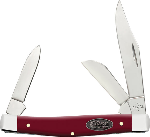 Case Cutlery Stockman Mulberry Smooth Folding Stainless Pocket Knife 30465