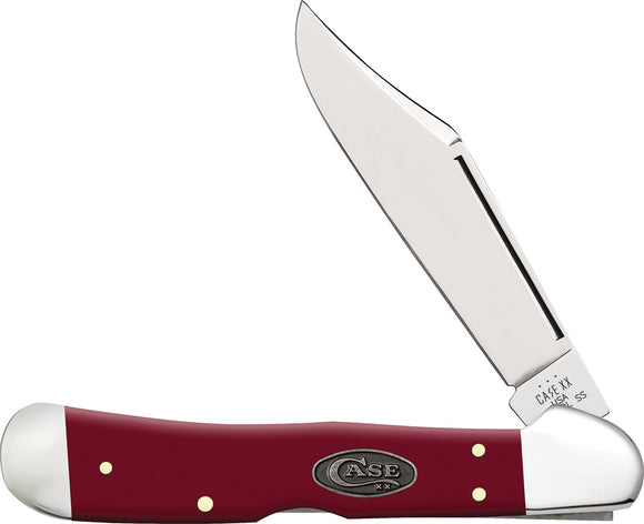 Case Cutlery Copperlock Mulberry Smooth Folding Stainless Pocket Knife 30467