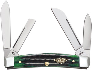 Case XX Second Cut Hunter Green Bone Medium Congress Pocket Knife - 30958