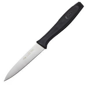 Case XX 7.25" Stainless Fixed Spear Pt Blade Black Handle Paring Knife 31710