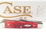 Case Cutlery XX Folding Pocket Knife Red Bone Swell Center Jack 31959