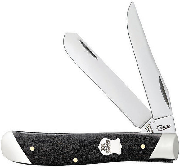 Case Cutlery Mini Trapper Ebony Folding Pocket Knife 32453