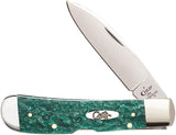 Case Cutlery XX Tribal Lock Green Sparkle Stainless Folding Blade Knife 32585