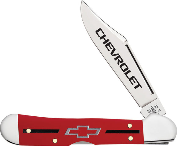 Case XX Cutlery Chevrolet Mini Copperlock Folding Pocket Knife 33706