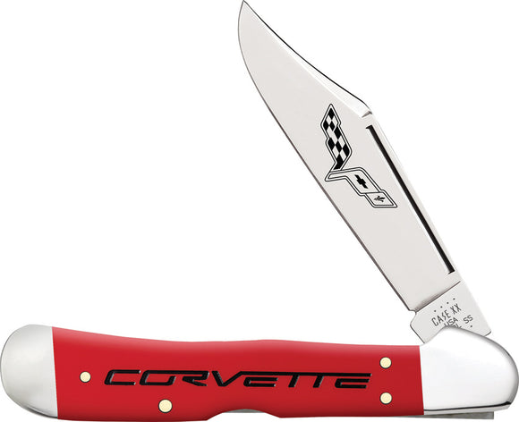 Case Cutlery Pocket Knife Chevrolet CopperLock Red Folding Stainless Blade 33712