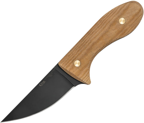 Case Cutlery Sasquatch Skinner Brown Micarta 1095 Fixed Blade Knife 35102
