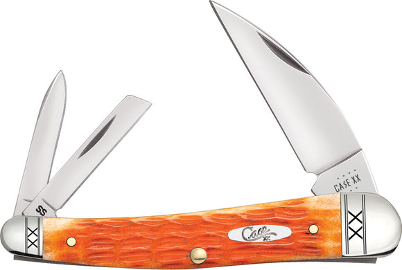 Case Cutlery Pocket Knife Seahorse Whittler Cayenne Bone Folding Stainless 35813