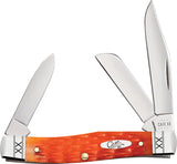 Case Cutlery Stockman Orange Cayenne Bone Folding Stainless Steel Pocket Knife 35819