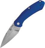 Case Cutlery Westline Linerlock Blue Aluminum Folding S35VN Pocket Knife 36552