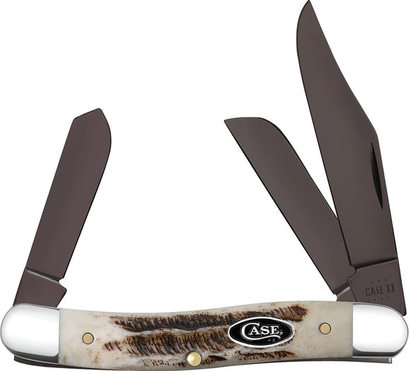 Case Cutlery Stockman Vintage Jigged Bone Folding Stainless Pocket Knife 36743