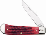 Case Cutlery XX Deep Red Canyon Bone Handle BackPocket Blade Folding Knife 37882