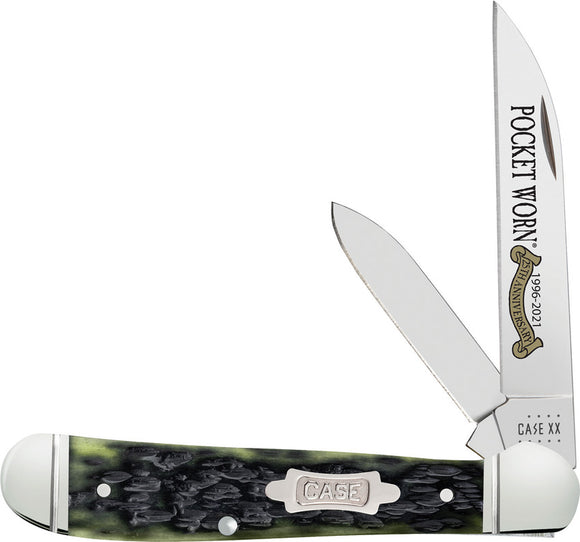 Case XX Cutlery Copperhead 25th Anniversary Olive Folding Pocket Knife 38192