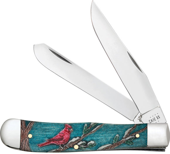 Case Cutlery Trapper Cardinal Folding Stainless Clip & Spey Pocket Knife 39159