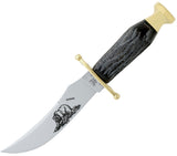 Case Cutlery XX 10.5" Kodiak Bear Hunter Black Buffalo Horn Fixed Knife 395