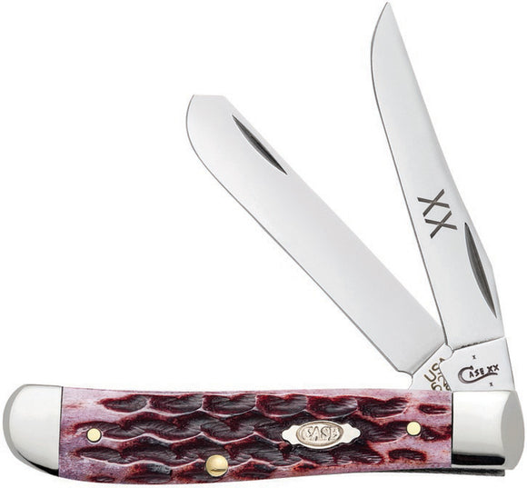 Case XX Mini Trapper Heritage Cabernet Jigged Bone Handle Folding Knife 47521