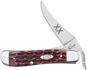 Case XX RussLock Heritage Cabernet Bone Handle 61935L SS Folding Knife 47526