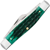 Case Cutlery Large Stockman Folding Pocket Knife Green Bone Stainless 48939