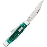 Case Cutlery Large Stockman Folding Pocket Knife Green Bone Stainless 48939