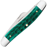 Case Cutlery Medium Stockman Folding Pocket Knife Green Bone Stainless 48943