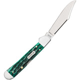 Case Cutlery Mini Copperlock Jade Bone Folding Stainless Pocket Knife 48949