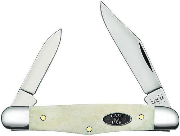 Case Cutlery Half Whittler Natural Bone Folding Pocket Knife 49664