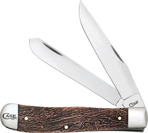 Case Cutlery Trapper Valley Jigged Bone Folding Stainless Pocket Knife 49953