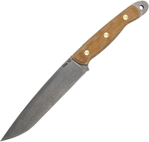 Case Cutlery Welker Hunter Tan Micarta 1095HC Steel Fixed Blade Knife 50628