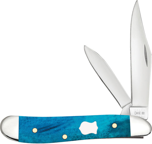 Case Cutlery Peanut Caribbean Blue Folding Pocket Knife 50667