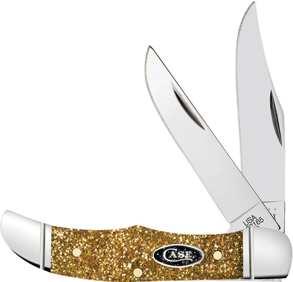 Case Cutlery Pocket Hunter Gold Stardust Folding Pocket Knife 50982