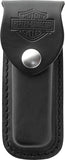 Case Cutlery XX Harley-Davidson Motorcycle BLK Leather Medium Knife Sheath 52099