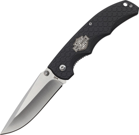 Case Tec X Harley-Davidson Linerlock Black Folding Knife 52129