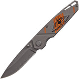 Case Cutlery Harley TecX Gray Titanium Stainless Folding Pocket Knife 52188