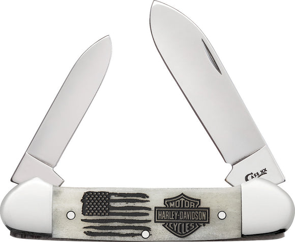 Case Cutlery Harley Davidson Canoe Folding Pocket Knife 52217
